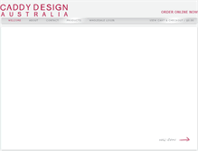 Tablet Screenshot of caddydesign.com